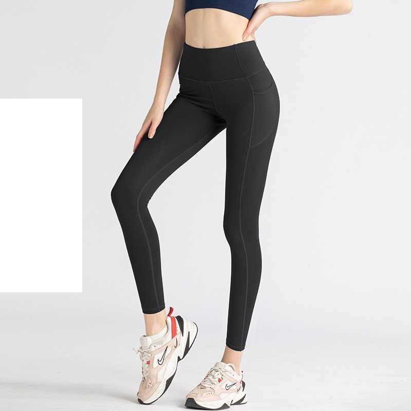 Quần tập GYM, YOGA lưng cạp cao năm động, vải co giãn thoải mái - Hàng Quảng Châu Cao Cấp (QT19)