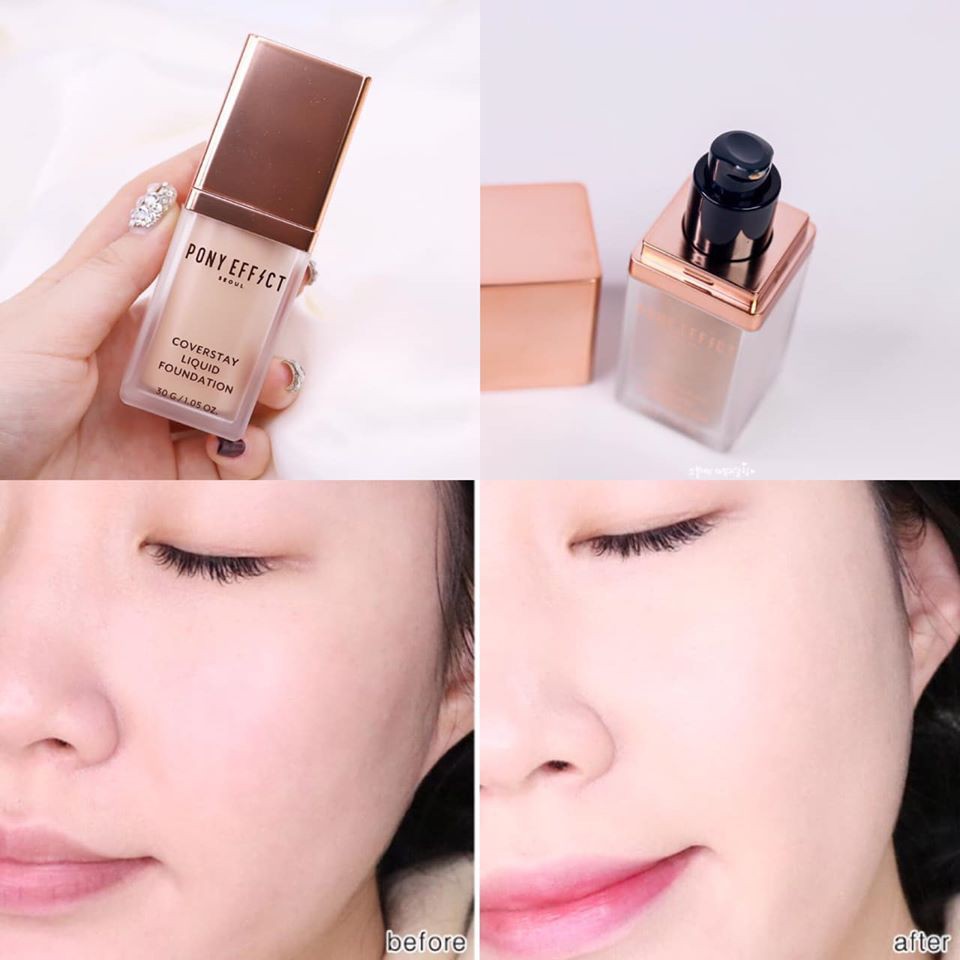 Kem nền Pony Effect Coverstay Liquid Foundation | BigBuy360 - bigbuy360.vn