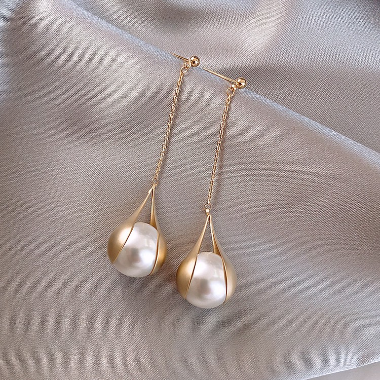 Khuyên tai dài thời trang dự tiệc sang trọng - HT293