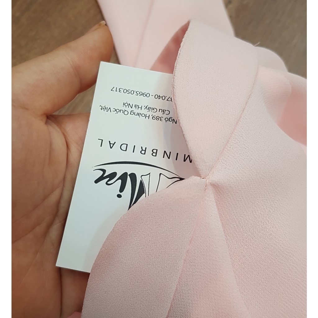 Ao Dài Truyền Thống Vải Chifon 4 tà Màu Hồng - Ao Dai Min | BigBuy360 - bigbuy360.vn