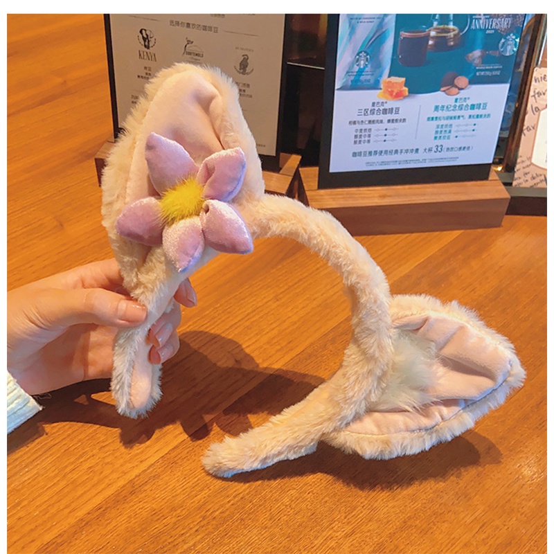 Băng Đô Cài Tóc Hình Búp Bê Hoạt Hình Belle Dễ Thương Thời Trang Thu Đông