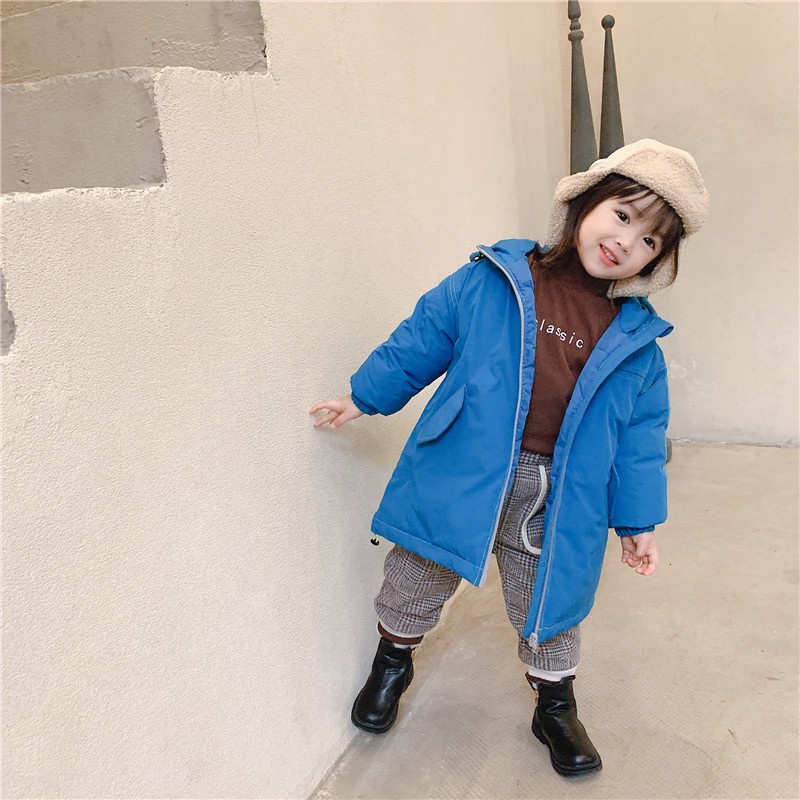 Áo khoác phao thu đông cho bé gái lót bông dày dặn đủ size dưới 9 tuổi