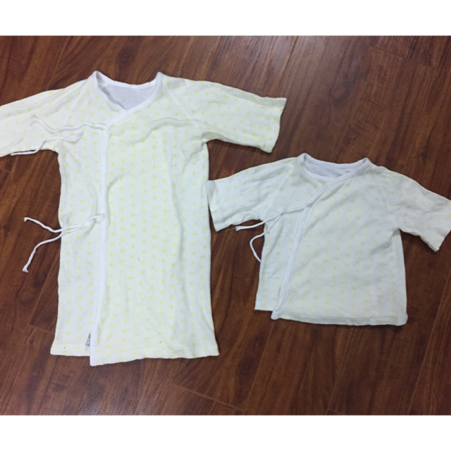 Set áo sơ sinh dây buộc