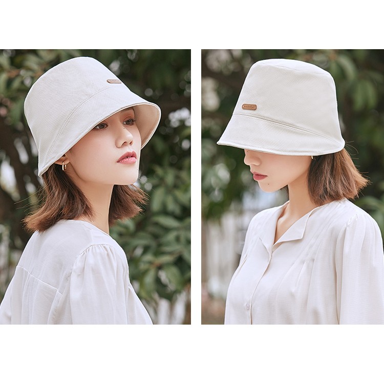 Mũ Xô Bucket Trơn Cá tính Retro Nam Nữ Unisex Mũ nón Tai bèo Phong cách Nhật Bản Mũ Nón Xô Vành Chống nắng