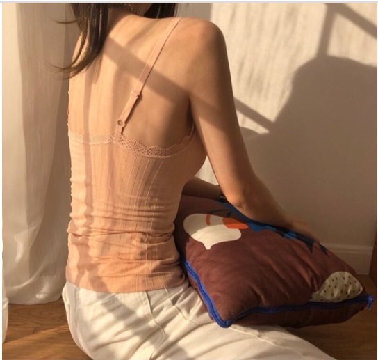 Áo Bra 2 Dây Dáng Dài Chất Mềm Mịn