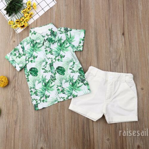 Mua Rs Summer Toddler Kids Baby Boy Leaves Short Sleeve Tops T