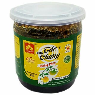 Siro tắc chưng đường phèn chai 450gr