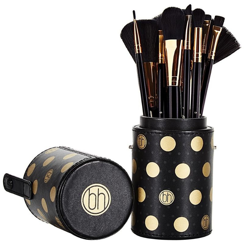 Bộ cọ trang điểm 11 cây Bh Cosmetics dot collection, black a dot make up cá nhân