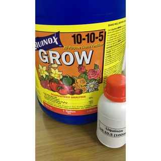 Phân bón Liquinox Grow 10-10-5 hàng nhập từ Mỹ lọ 100ml