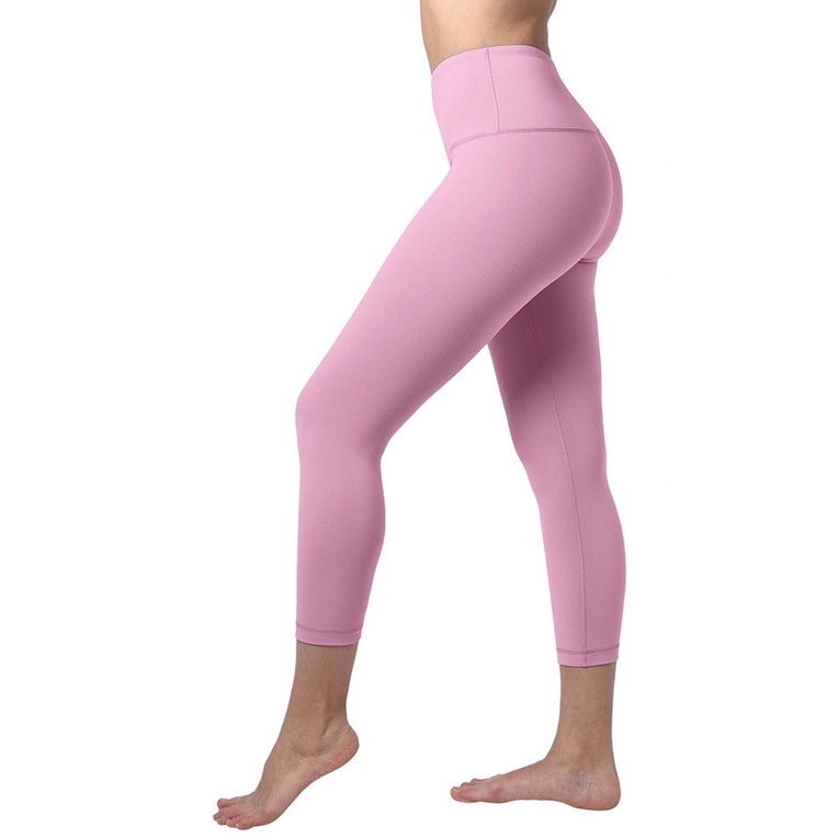 Quần lửng Yoga thun trơn bóng Just Feel Free