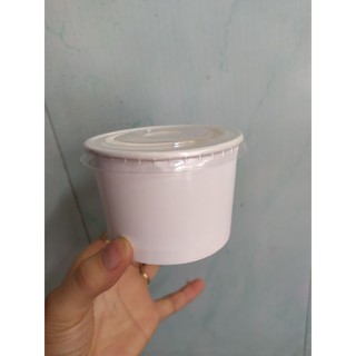 Cốc tô giấy 250ml trắng đựng soup,kem,salad.....(Giá lốc 40 cái)