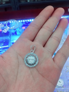 Mặt versace bạc ta đính đá
