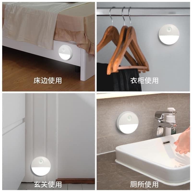 (Sỉ Tận Gốc) Đèn Led Cảm Biến Thông Minh Dán Tường