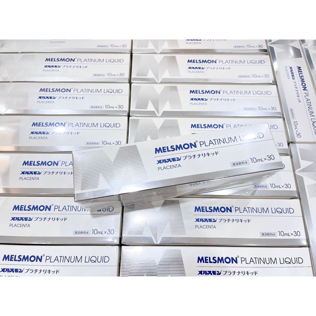 Nhau thai ngựa Melsmon Platium Liquid Placenta Nhật Bản