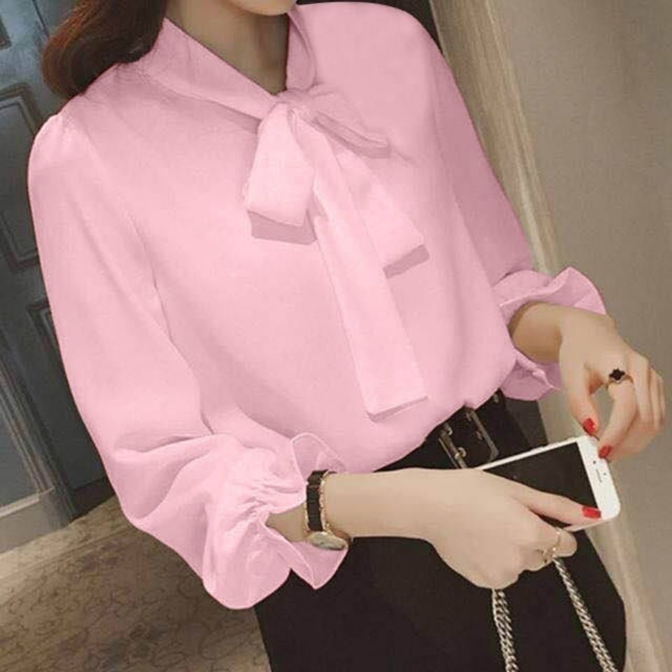 Áo Sơmi DàI Tay BằNg VảI Chiffon Cho Nữ áo sơ mi JL-CX-23