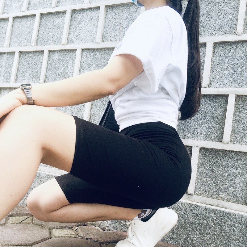 Quần Legging Đùi,Lửng Ngố Nâng Mông Cạp Cao Siêu Hot Siêu Co Giãn Loại 1 Big Size Đến 87 cân