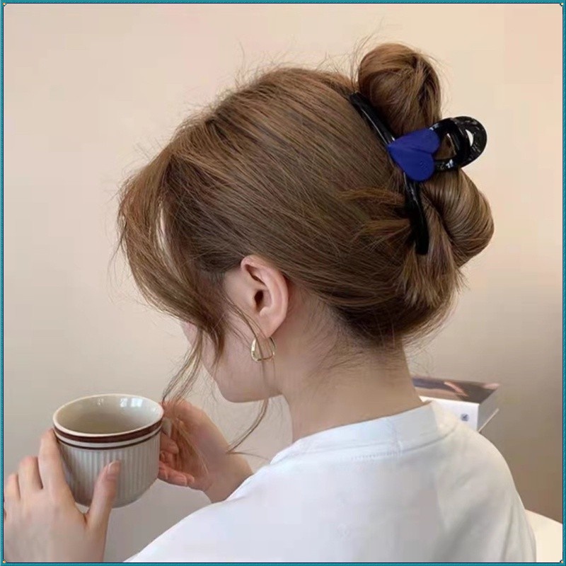 Kẹp Tóc Hình Cá Mập Màu Nhám Cỡ Lớn Thời Trang Mùa Hè Cho Nữ