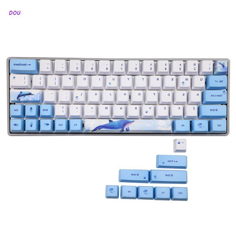 OEM Nắp Đậy Phím Máy Tính Hình Cá Voi Dễ Thương Cho Gh60 Gk64