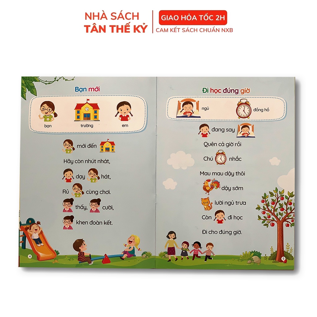 Sách - Thơ - Truyện - Đồng dao - Câu đố cho bé từ 0-6 tuổi (kèm file nghe) giúp trẻ tập nói tập đọc