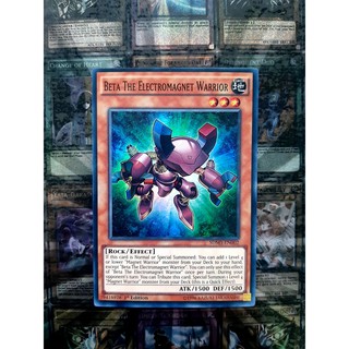 [ Đỗ Lạc Shop ] Thẻ Bài Mint90 Yugioh Monster Beta The Electromagnet Warrior - SDMY-EN002 - Super Rare 1st Edition