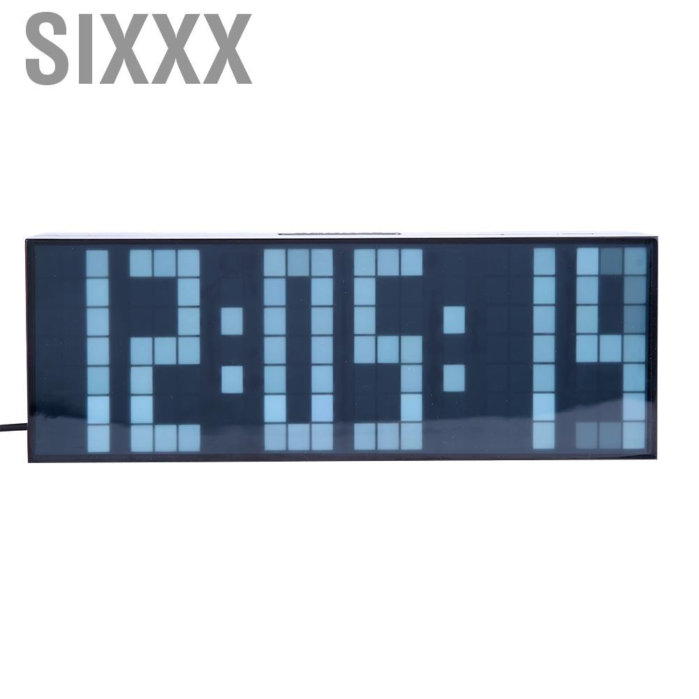 Đồng Hồ Led Điện Tử 6 Chữ Số Đa Năng Tiện Dụng Kèm Phụ Kiện