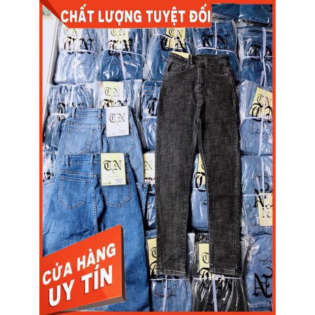 QUẦN JEANS ÔM LƯNG SIÊU CAO CO GIÃN - hình thật chính chủ | BigBuy360 - bigbuy360.vn