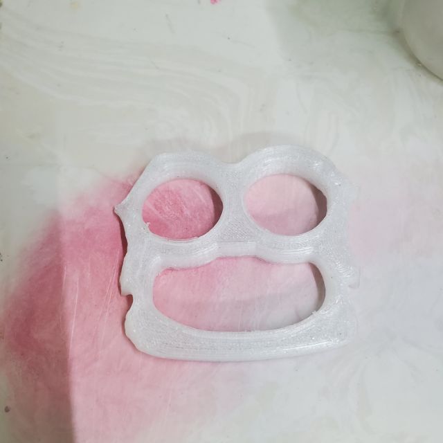 1 piece knuckle double ring. For sale