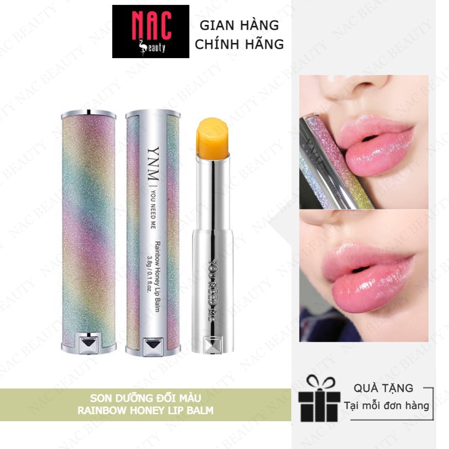 [Chính hãng] SON DƯỠNG ĐỔI MÀU RAINBOW HONEY LIP BALM