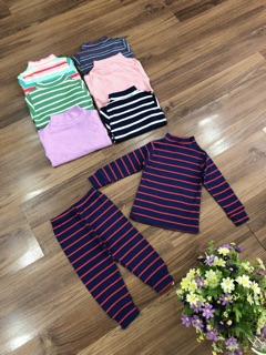 Combo bộ kẻ dài tay cho bé