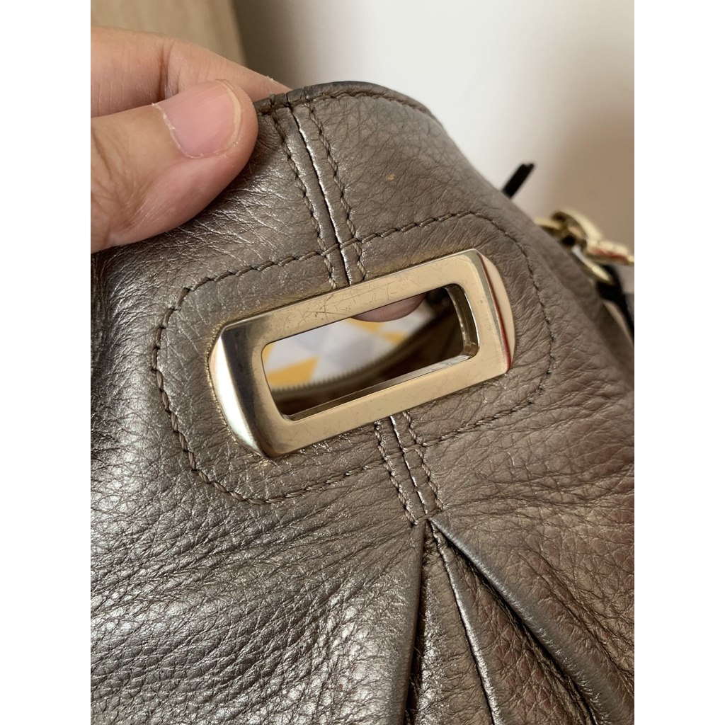 Túi đeo chéo & đeo vai ánh kim hiệu MAKOWSKY