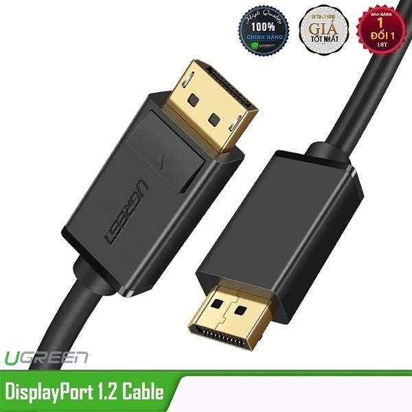 Cáp Displayport Ugreen UG-10245 hỗ trợ 2K 4K 3D 1.5m cao cấp