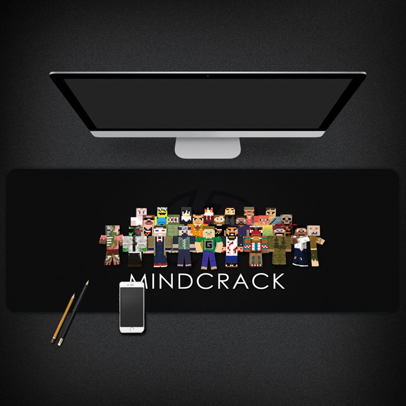 Minecraft MineCraft Trò chơi Hàng hóa Chuột Pad Bàn phím Máy tính Bàn phím Bàn phím Bàn chơi Game siêu dày Miếng lót chuột