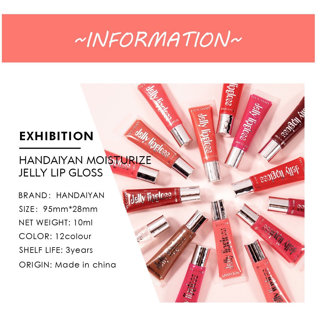  Son bóng dạng thạch 600004 dưỡng môi màu kẹo tạo hiệu ứng gương thủy tinh | BigBuy360 - bigbuy360.vn