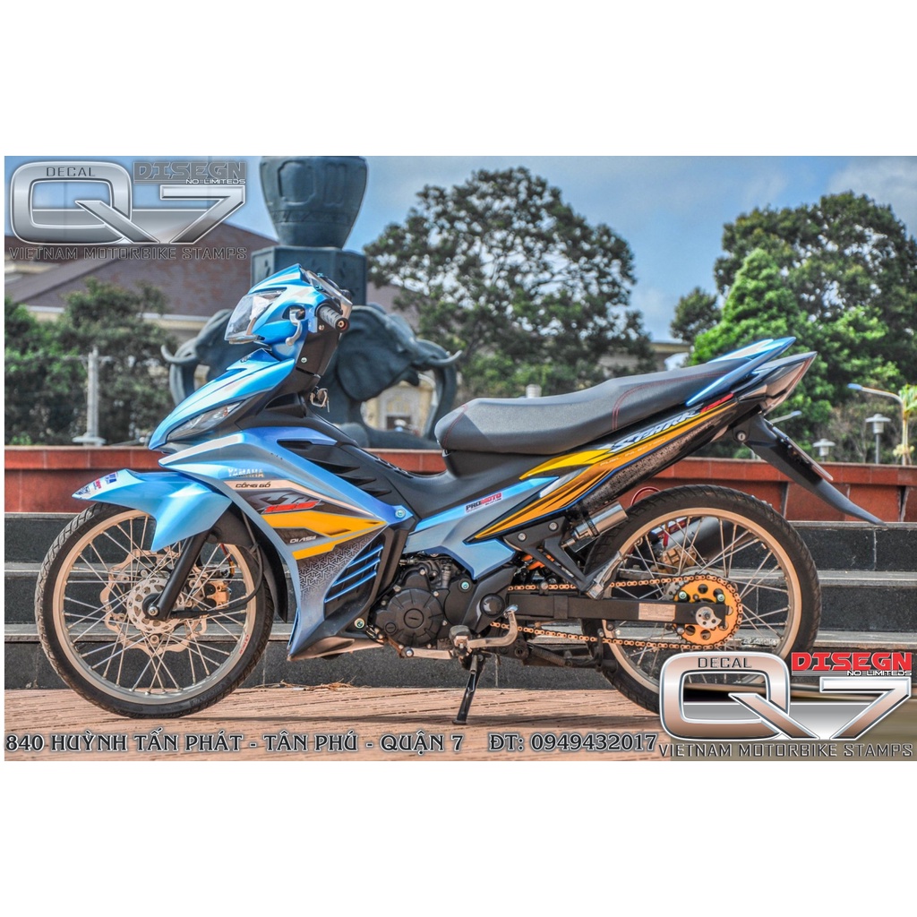 TEM RỜI EXCITER 2011 XANH ĐEN