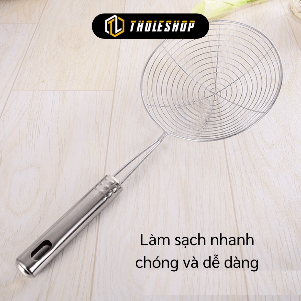 [SGD] Vợt Vớt Thức Ăn - Vợt Vòng 15cm Vớt Đồ Nóng, Đồ Chiên Ráo Dầu Bằng Thép 9621