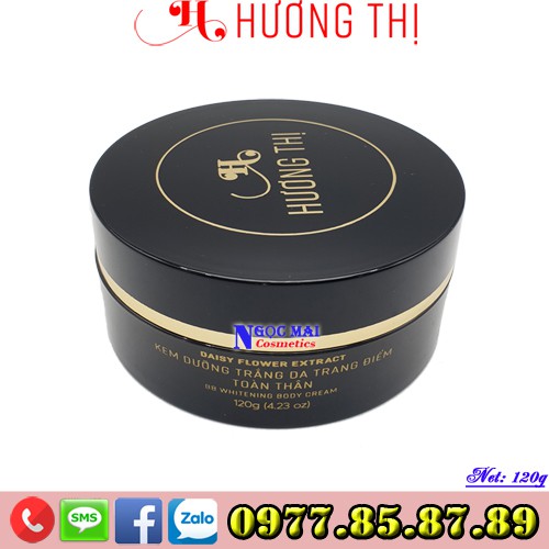 Mỹ Phẩm HƯƠNG THỊ - Kem dưỡng trắng da, Trang điểm toàn thân (120g)