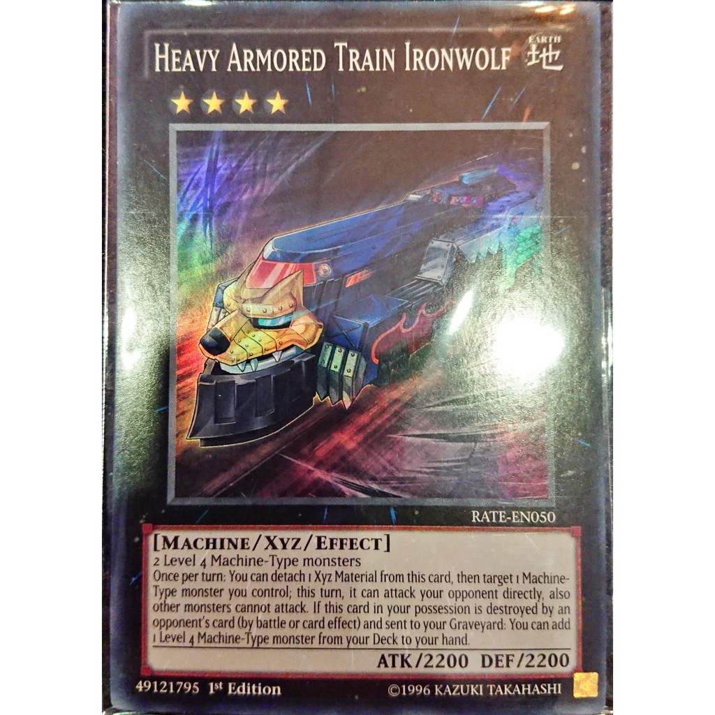 Thẻ bài Yugioh Heavy Armored Train Ironwolf - RATE-EN050