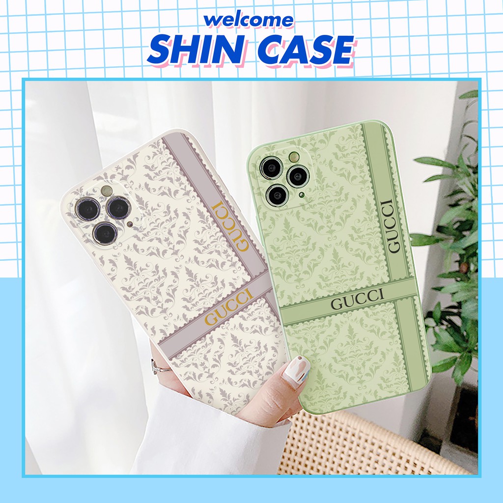 Ốp lưng iphone Guuchi cạnh vuông 6/6plus/6s/6splus/7/7plus/8/8plus/x/xs/11/12/13/14/pro/max/promax/plus/shin/case