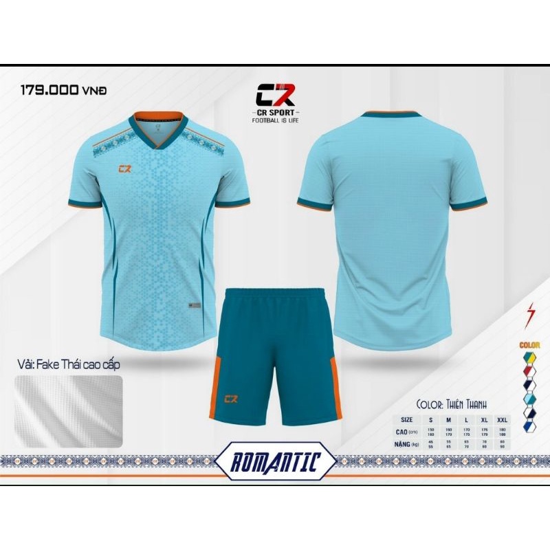 Áo Bóng Đá KLG : CR Sport - Romantic