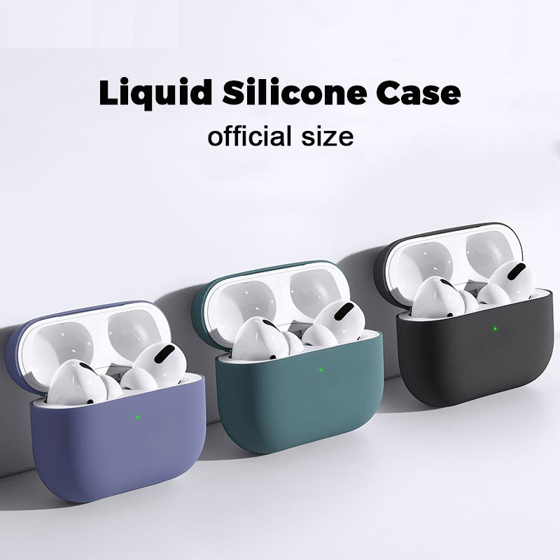 Vỏ bảo vệ hộp sạc tai nghe Airpods bằng silicon thời trang cao cấp
