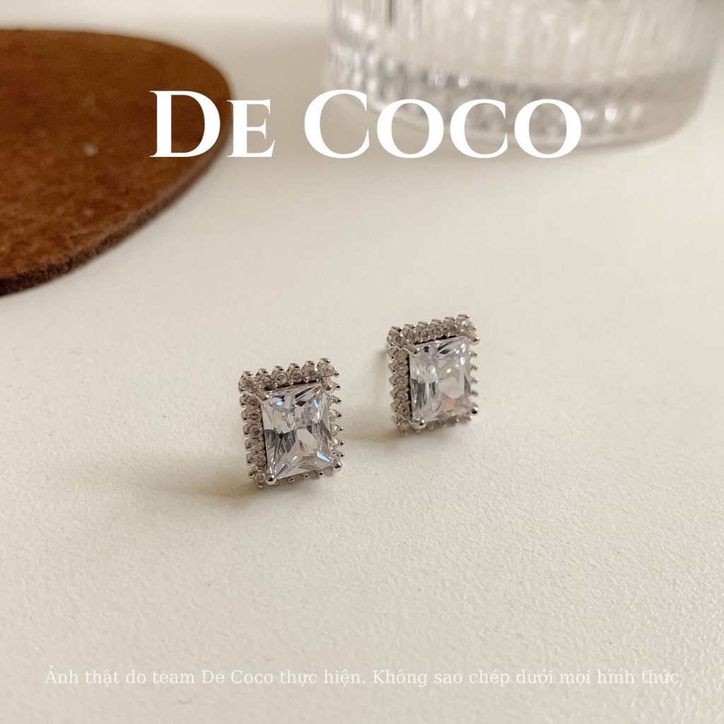 khuyên tai bông tai Emma earrings De Coco