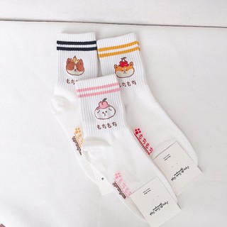 Tất Hàn cao cổ kẻ ngang hình chó Hoi Hoi Project
