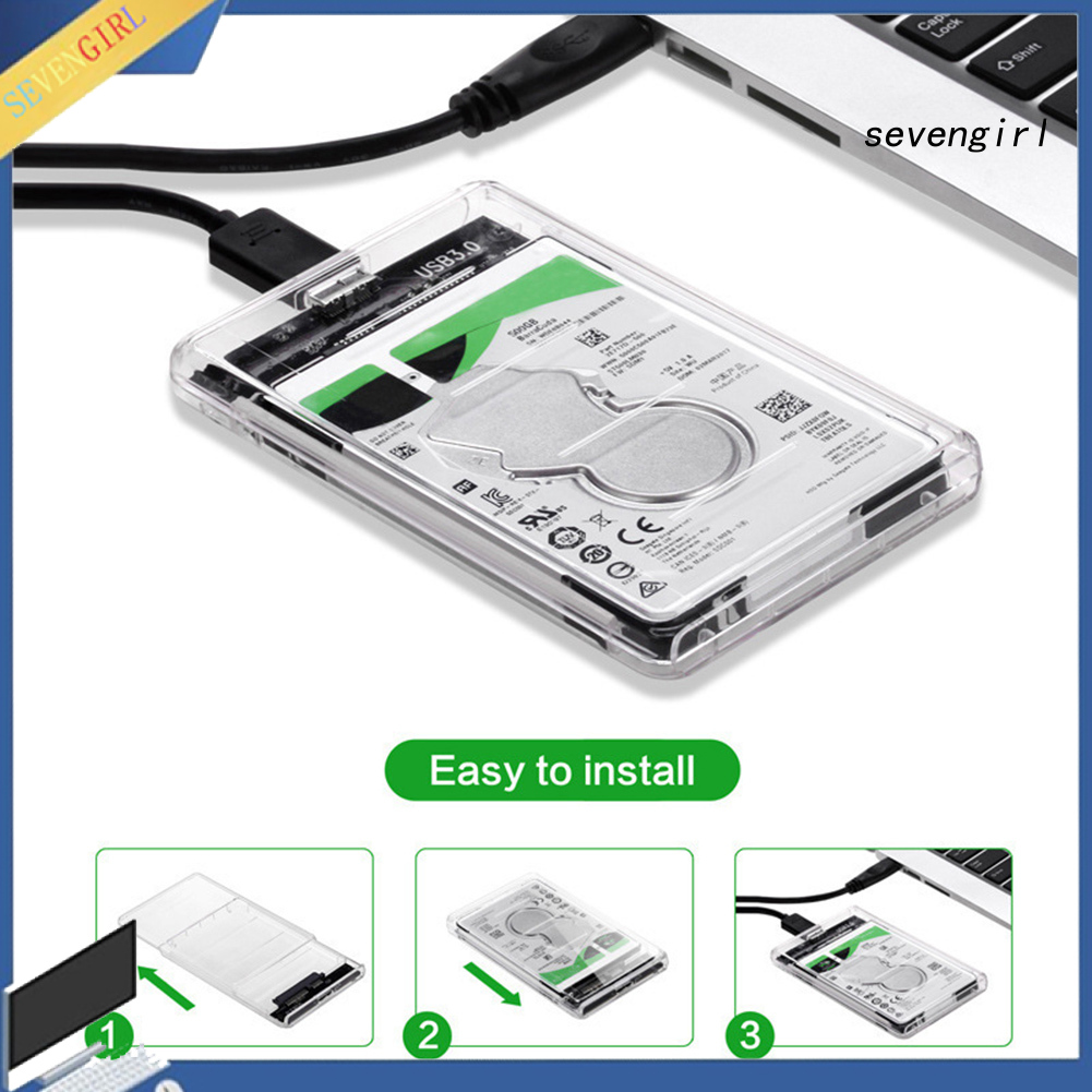 Vỏ Ổ Cứng Ngoài Sev- Speed 2.5 Inch Ssd Usb 3.0 Sang Sata