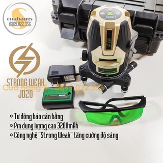 Máy bắn tia laser - Máy cân bằng laze - Máy bắn cốt 5 tia xanh siêu sáng chính hãng TBOSS JD20