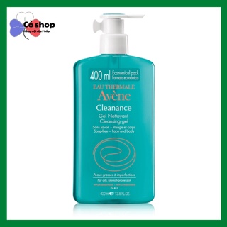 Gel rửa mặt avene cho da nhờn cleanance 400ml