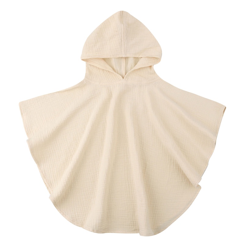 Khăn Tắm Có Mũ Trùm Đầu Chất Liệu Cotton Mềm Mại Nhanh Khô Tiện Dụng Cho Bé