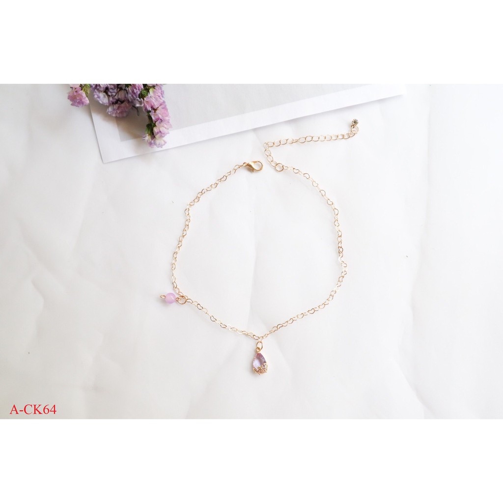 Chocker xinh BST màu tím A-ck60-65 Mayconner