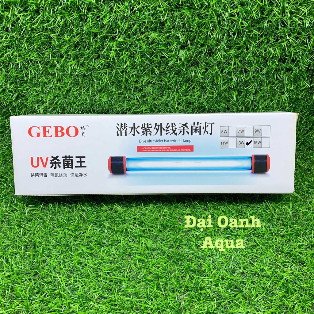 Đèn UV GEBO Diệt Tảo Diệt Khuẩn Và Nấm,Ngăn Rêu Cho Bể Cá Cảnh 7W 9W 11W13W ( Đèn Diệt Tảo Bể Cá)