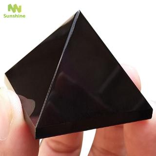 Đá Obsidian Tự Nhiên Hình Kim Tự Tháp Trang Trí Nhà Cửa