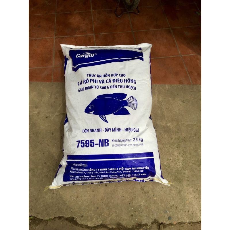 1kg cám Cagill (hạt 3mm,4mm,6mm), thức ăn cho cá cảnh, mồi câu siêu dính